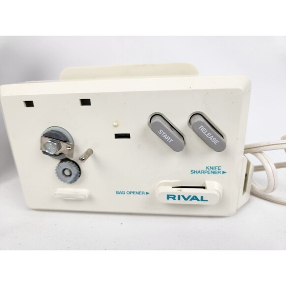 Vintage Rival Under Cabinet Can‎ Opener 7507 Knife Sharpener RV Travel Mountable - Picture 9 of 16